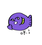 魚さんはいつもそうだよ〜（個別スタンプ：3）