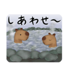 カピバラ温泉スタンプ（個別スタンプ：14）