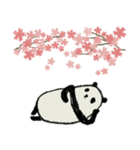 豆パンダ【春】（個別スタンプ：27）
