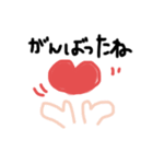 手描きイラストのゆるスタンプ（個別スタンプ：1）