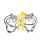 まるもちハムスタ〜んぷ（個別スタンプ：3）