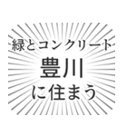 豊川生活（個別スタンプ：5）