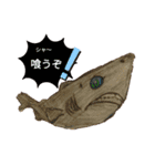 海 お魚 面白可愛いスタンプ（個別スタンプ：40）