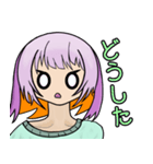 薄藤 葵_V1（個別スタンプ：3）