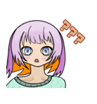 薄藤 葵_V1（個別スタンプ：6）