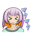 薄藤 葵_V1（個別スタンプ：11）
