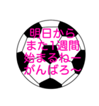 サッカーボールで挨拶がんばろー 2（個別スタンプ：14）