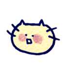 ゆるいねこ 落書き（個別スタンプ：3）