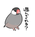 みんなのふくふく文鳥2（個別スタンプ：22）