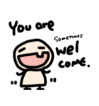 どうも、すみません…か？（個別スタンプ：8）