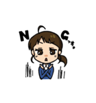 ダメっこOL 無能ちゃん（個別スタンプ：34）