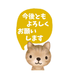 【丁寧な仕事対応】BIG☆できる猫さんver.（個別スタンプ：8）