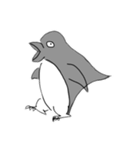 吸い込まれるペンギンさん（個別スタンプ：3）