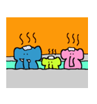 ゾウの群れ（個別スタンプ：16）