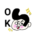 おくれ毛よし子と仲間たち（個別スタンプ：9）