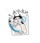 ハチワレ君の日常（個別スタンプ：5）