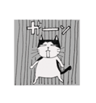 ハチワレ君の日常（個別スタンプ：16）