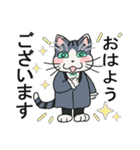 気持ち伝わるしましま猫（個別スタンプ：10）