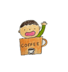 なぜか全部ちょっと驚いてる（個別スタンプ：15）
