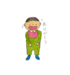 なぜか全部ちょっと驚いてる（個別スタンプ：19）