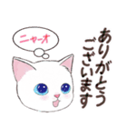 いつもの猫☆いつものあいさつ（個別スタンプ：1）