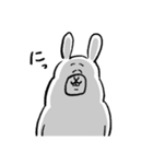 怖顔のうさぎ（個別スタンプ：1）