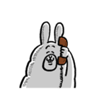 怖顔のうさぎ（個別スタンプ：18）