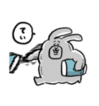 怖顔のうさぎ（個別スタンプ：25）