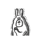 怖顔のうさぎ（個別スタンプ：30）