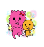 あにもんち ペアver.（個別スタンプ：2）