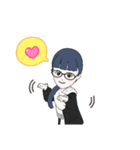 かわいい妹キャラが定着している女子（個別スタンプ：2）
