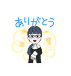 かわいい妹キャラが定着している女子（個別スタンプ：15）