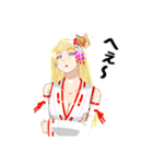頑張る巫女お姉さんHG8（個別スタンプ：6）