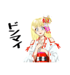 頑張る巫女お姉さんHG8（個別スタンプ：20）