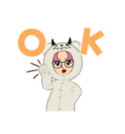 ゆるゆる着ぐるみ（個別スタンプ：3）