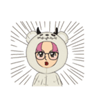 ゆるゆる着ぐるみ（個別スタンプ：6）