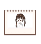 茶髪ツインテ（個別スタンプ：2）
