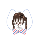 茶髪ツインテ（個別スタンプ：3）