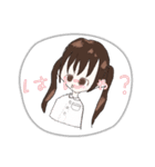 茶髪ツインテ（個別スタンプ：6）