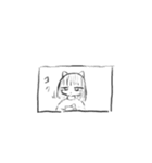 下の歯に（個別スタンプ：8）