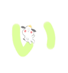 でか文字ひらがな あ〜よver.（個別スタンプ：2）