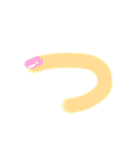 でか文字ひらがな あ〜よver.（個別スタンプ：18）