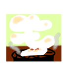 でか文字ひらがな あ〜よver.（個別スタンプ：35）