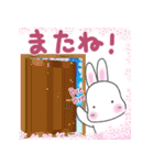 白うさぎぴょん太くん春のスタンプ（個別スタンプ：40）