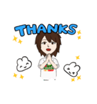 ありがとう.Thank you（個別スタンプ：10）