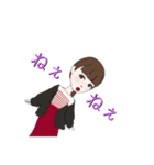 ポニーテールの女の子(LINEアバターver.)（個別スタンプ：10）