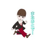 ポニーテールの女の子(LINEアバターver.)（個別スタンプ：24）
