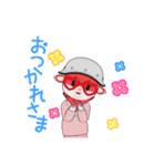 頭の中真っピンク大佐（個別スタンプ：3）