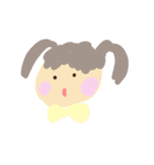 女の子のだいすき（個別スタンプ：1）