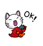 沖縄シーサー猫の★毎日使える挨拶スタンプ（個別スタンプ：2）